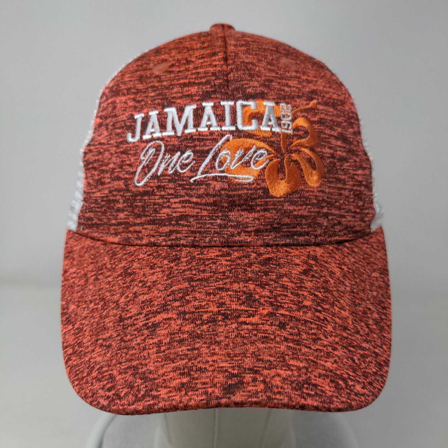Jamaica One Love Strapback Mesh Back Trucker Hat Multi OSFA Surf Classic