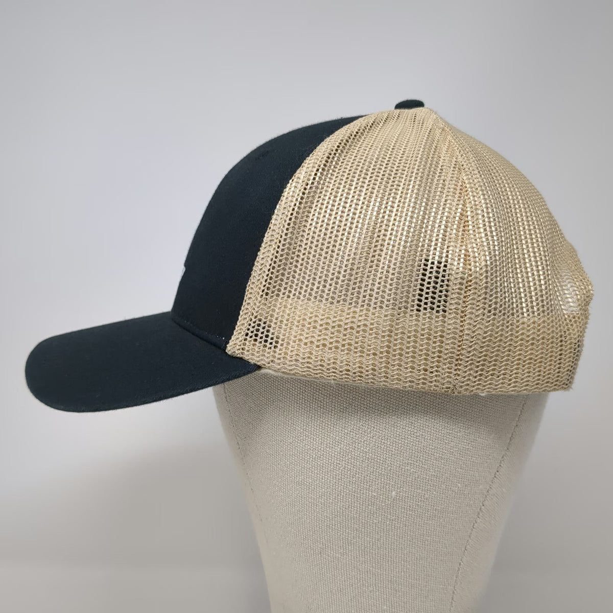 Stoeger STR-9 Trucker Hat Black One Size Mesh Back Snapback Every Day Tough