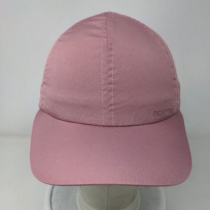 Apana Strapback Hat Pink One Size Adjustable Solid Mesh Trim 6 Panel