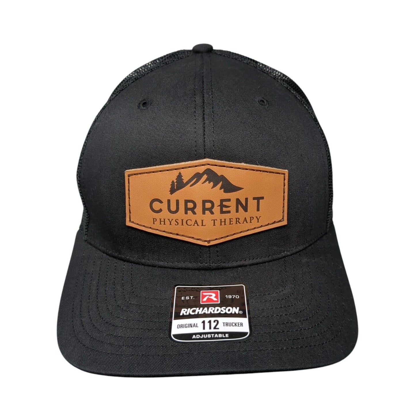 Current Physical Therapy Snapback Trucker Hat Black OSFA Mesh Back