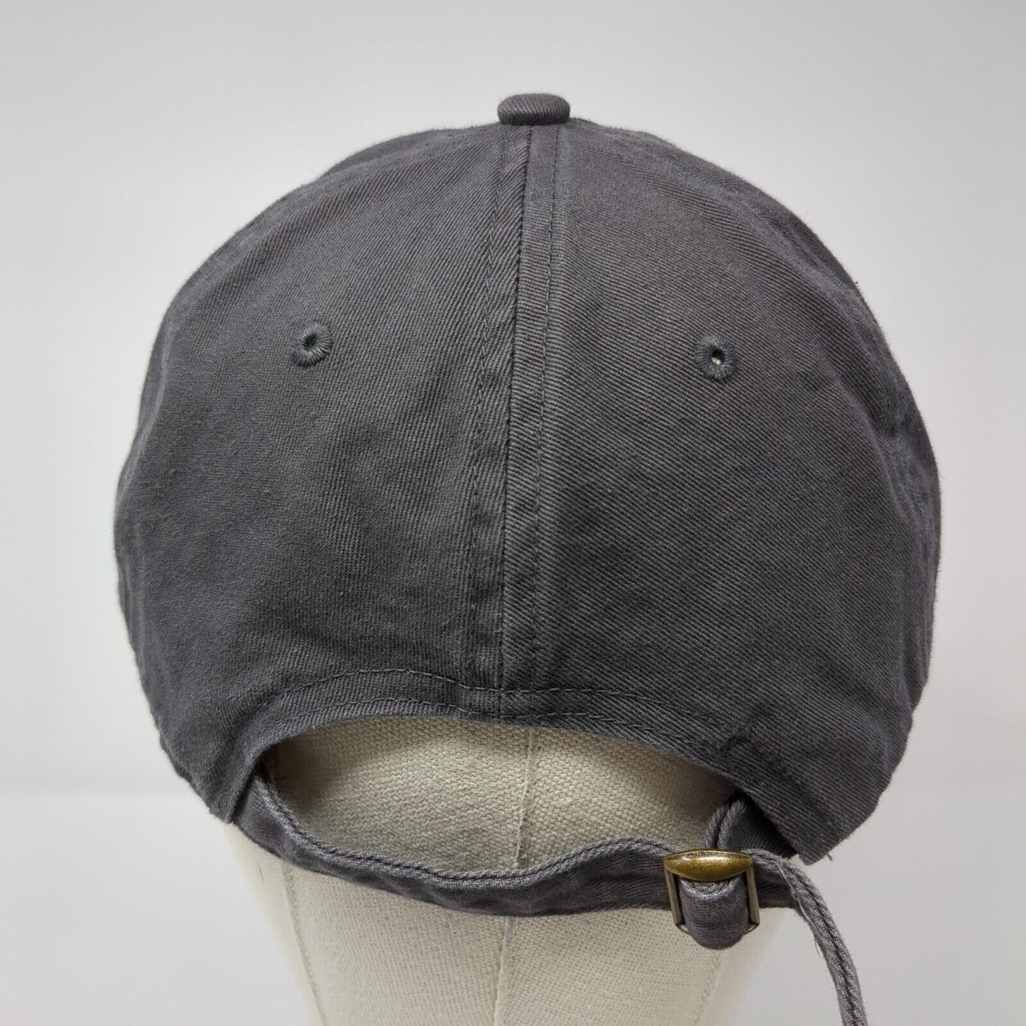 Mountain Slideback Hat Gray One Size Adjustable Embroidered Outdoor Cap