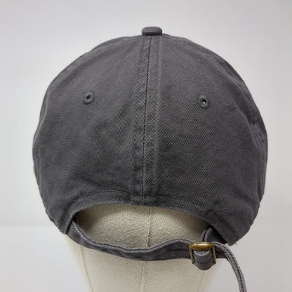 Mountain Slideback Hat Gray One Size Adjustable Embroidered Outdoor Cap