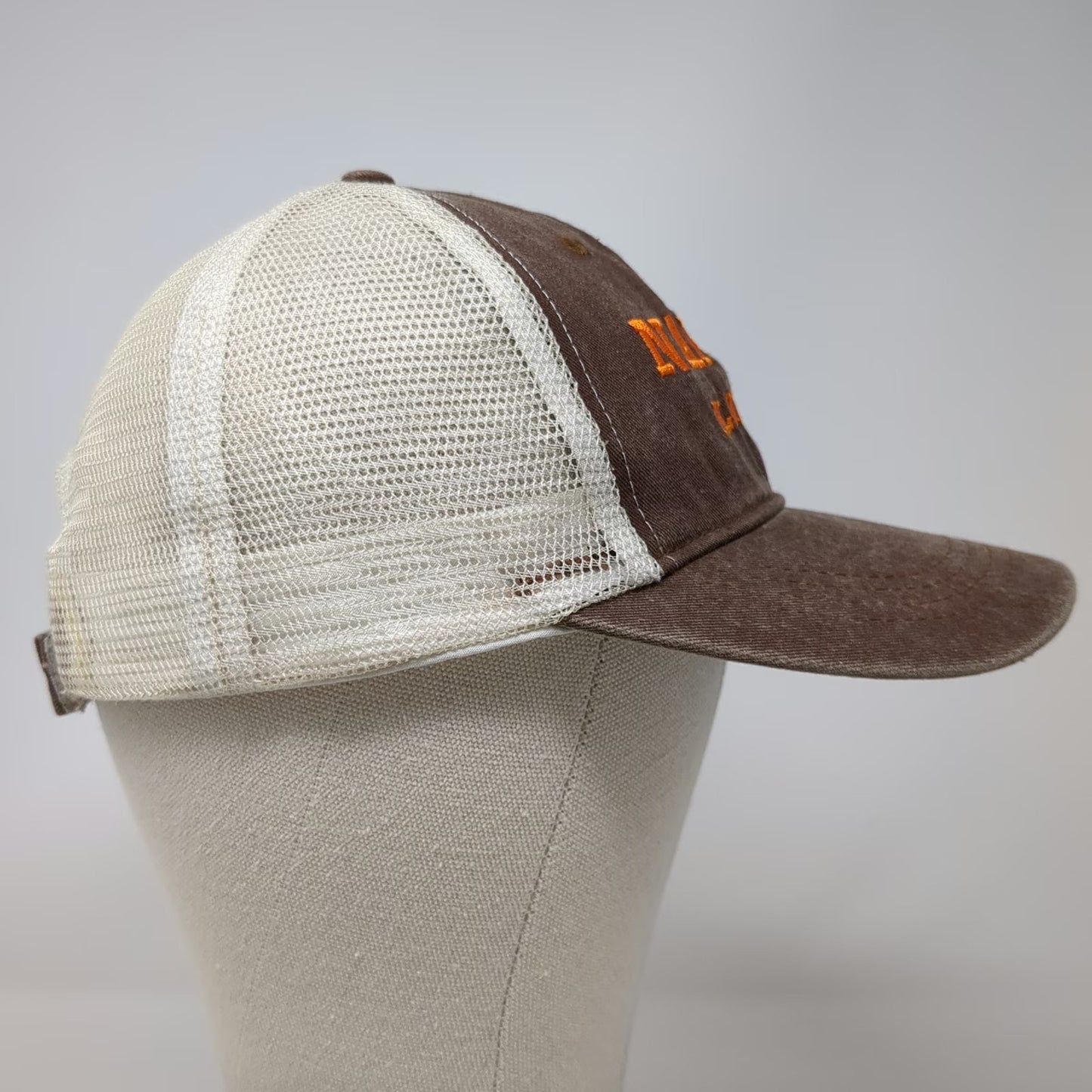 Magu Distributors Brown Baseball Cap One Size Naples Florida Mesh Strapback hat