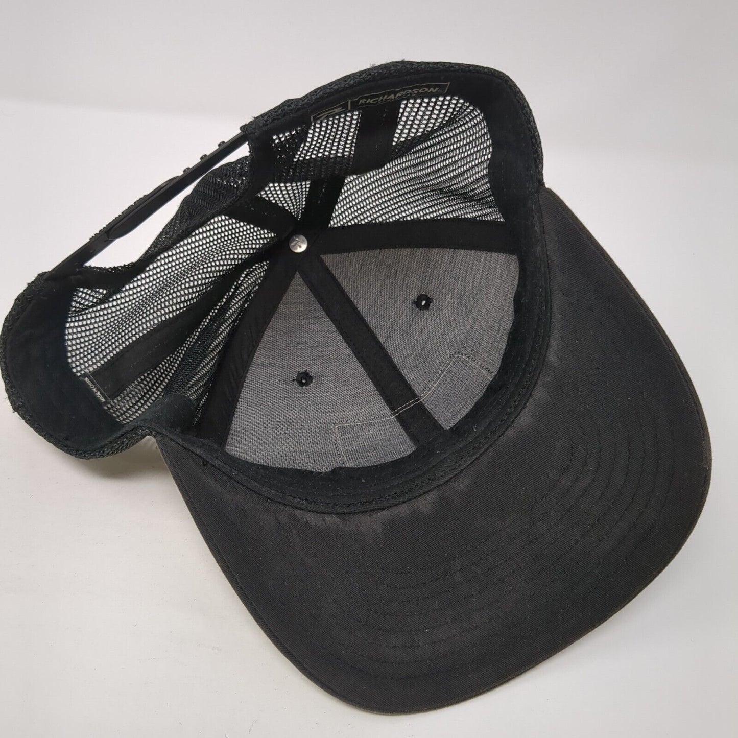 Probst Electric USA Flag Snapback Trucker Hat Black One Size Mesh Back