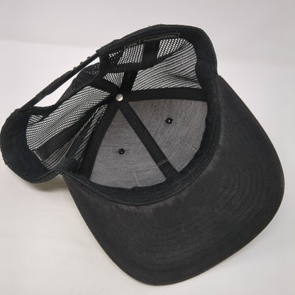 Probst Electric USA Flag Snapback Trucker Hat Black One Size Mesh Back