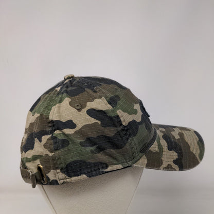 Wrangler Slideback Hat Camouflage OSFM Adjustable Embroidered Vented Holes