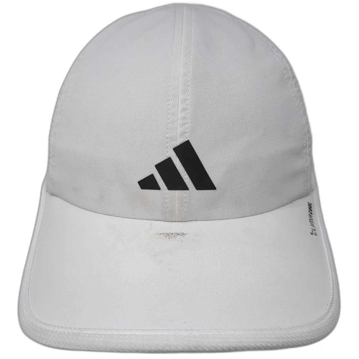 Adidas Baseball Cap White One Size Strapback Climacool Mesh Vented Sports Hat