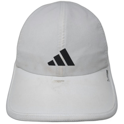 Adidas Baseball Cap White One Size Strapback Climacool Mesh Vented Sports Hat