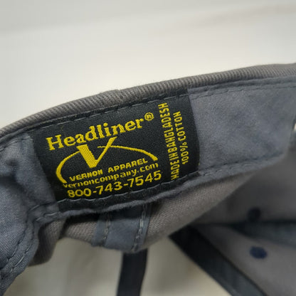 Headliner Baseball Cap Gray One Size Specialty Construction Supply Cotton Hat