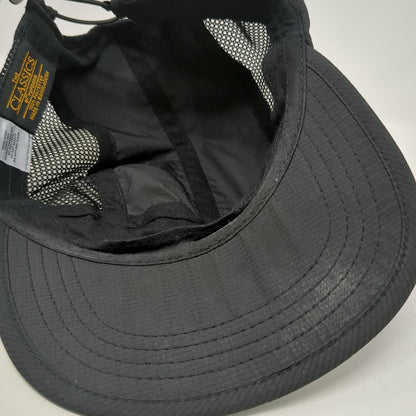 Roadrunner Sports 5 Panel Black One Size Hat Mesh Performance Bungee Toggle