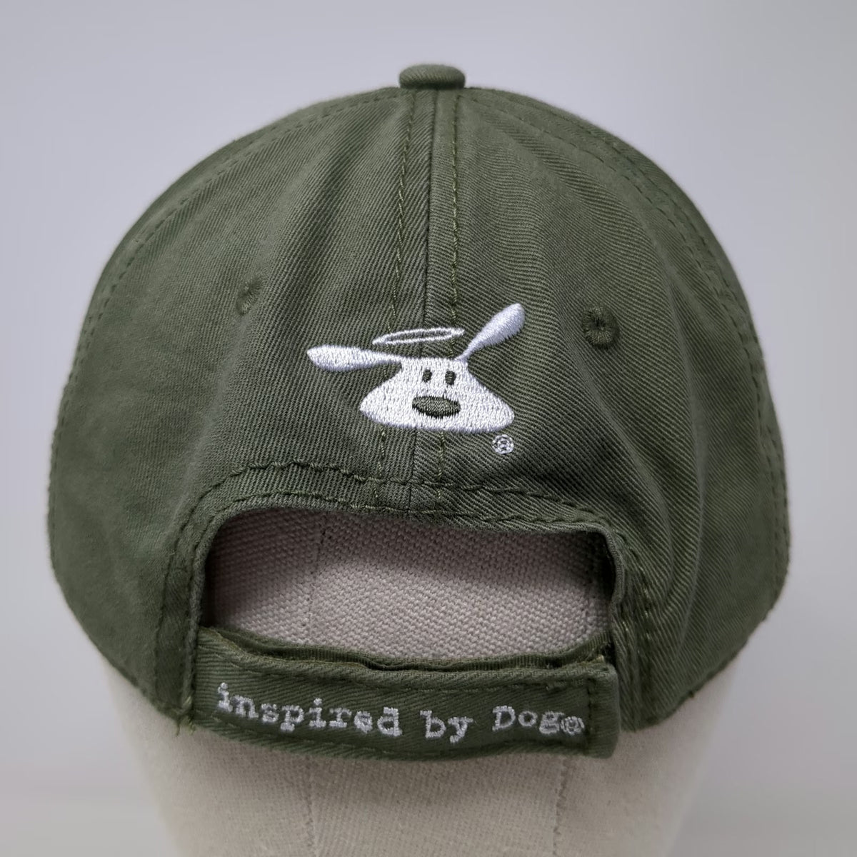 Dog is Good Baseball Cap Green One Size Camp Alone Hot Dog Fire Strapback Hat
