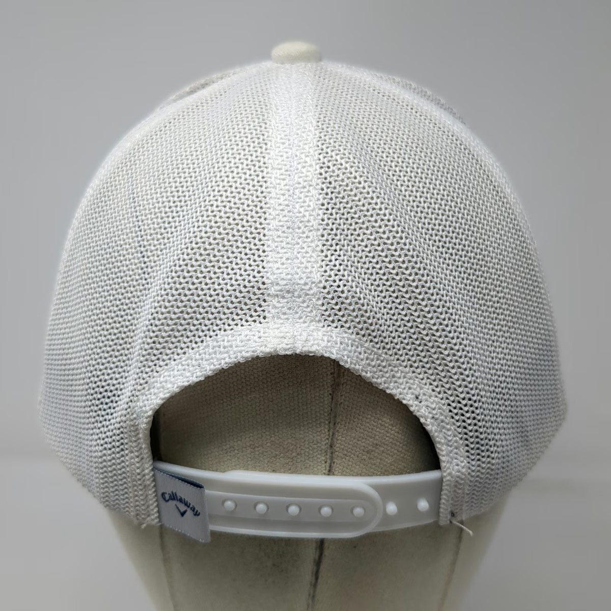 Callaway Trucker Hat White One Size Mesh Snapback Golf Patch Est 1982 Chevron