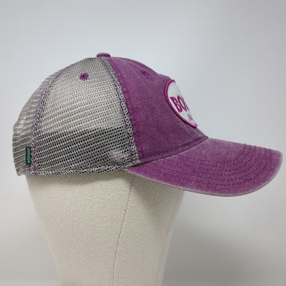 Legacy Trucker Hat Purple Gray Pink OSFM Mesh Snapback Bogus Basin Idaho Resort
