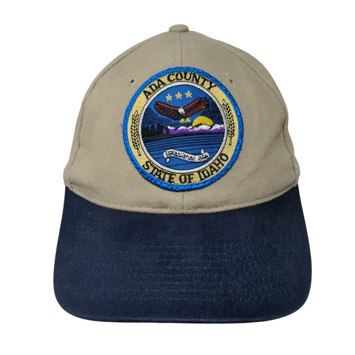 Ada County State Of Idaho Strapback Hat Multi One Size Port Authority
