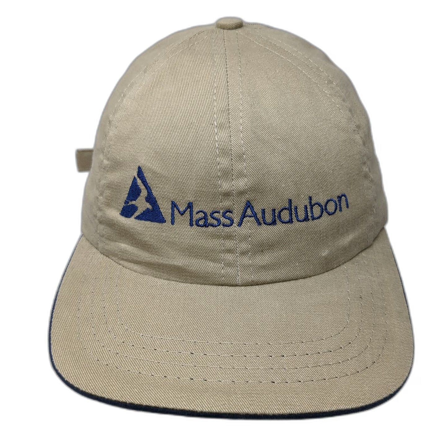 Competition Headwear Mass Audubon Baseball Cap Beige One Size USA Hat Vintage