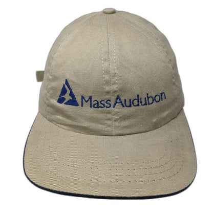 Competition Headwear Mass Audubon Baseball Cap Beige One Size USA Hat Vintage