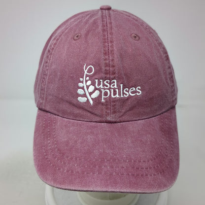 Adams Baseball Cap Red One Size USA Pulses I Love Dry Beans Hat Strapback Cotton