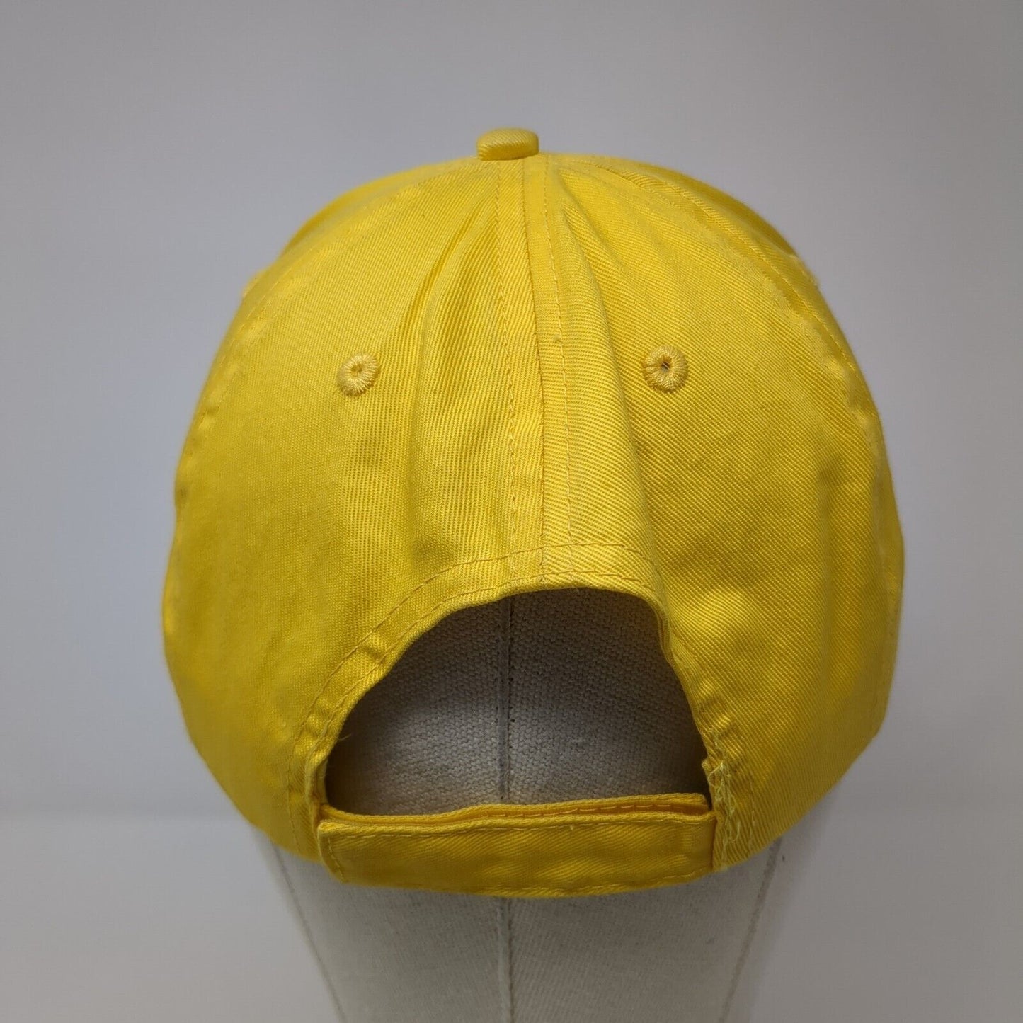 Just Another Day In Paradise Strapback Hat Yellow One Size Adjustable