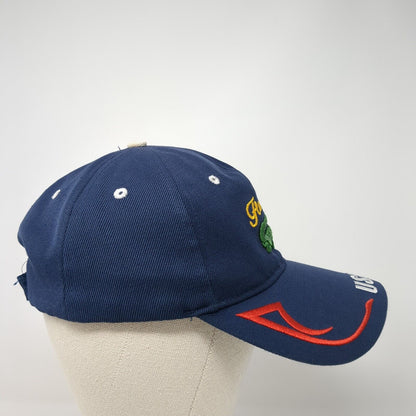 Florida USA Crocodile Strapback Hat Blue One Size Adjustable 6 Panel