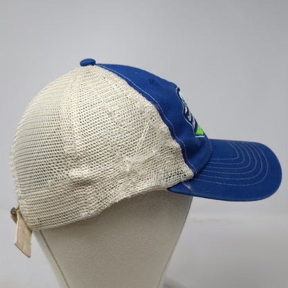 Sportsman Baseball Cap Blue One Size Northern Vermont University Mesh Back Hat