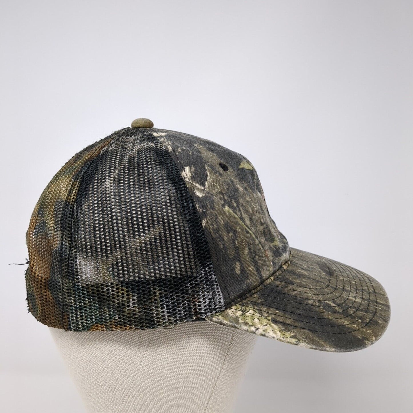Farm Credit Snapback Trucker Hat Multi One Size Mesh Back Mossy Oak