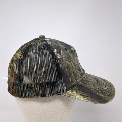 Farm Credit Snapback Trucker Hat Multi One Size Mesh Back Mossy Oak