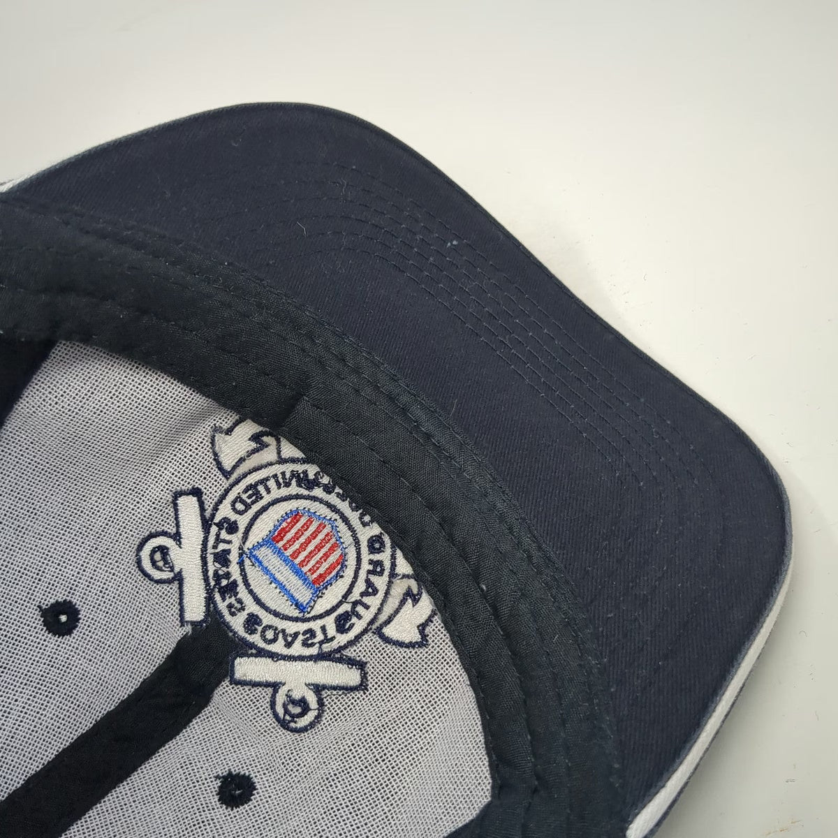 United States Coast Guard Embroidered Blue Strapback One Size Baseball Cap Hat