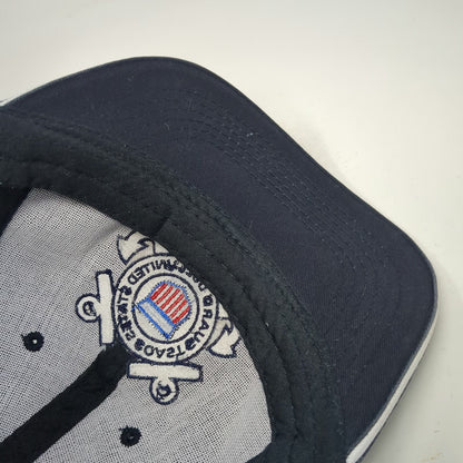 United States Coast Guard Embroidered Blue Strapback One Size Baseball Cap Hat