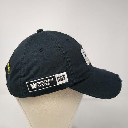 Caterpillar Baseball Cap Black Yellow One Size World's 785 Truck Simplot Hat
