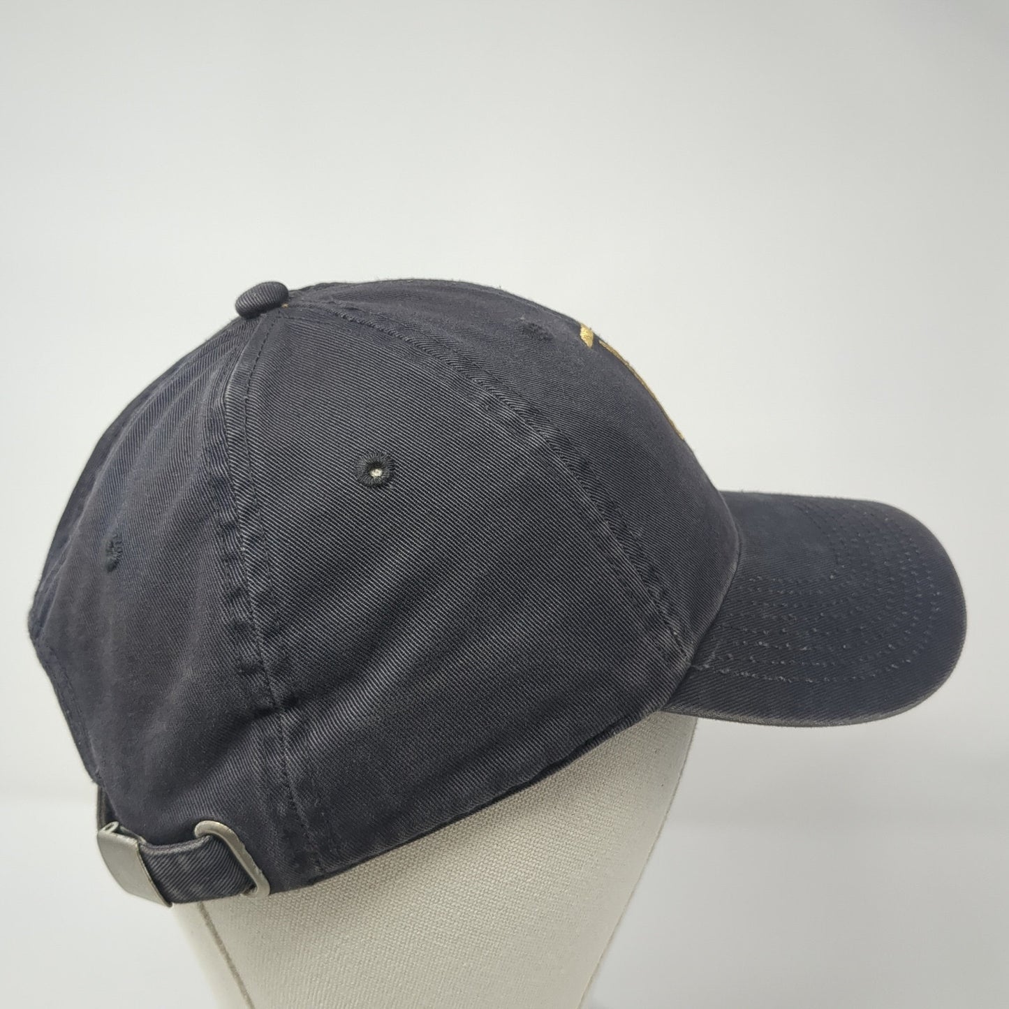 TMS Slideback Baseball Cap Gray One Size Adjustable Embroidered Dog Daze