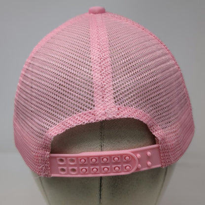 Pink Trucker Hat One Size Day Drinking Graphic Mesh Snapback Foam Crown Cap