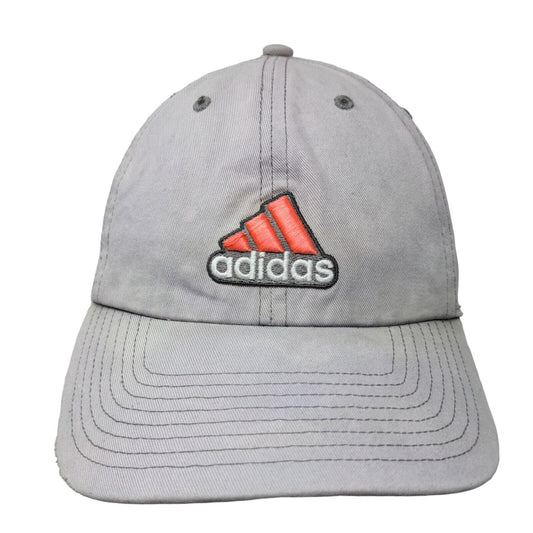 Adidas Slideback Hat Grayish-Blue OSFA Adjustable Embroidered Vented Holes