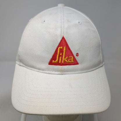 Fahrenheit Fashion Headwear Baseball Cap White One Size Sika Logo Slideback hat