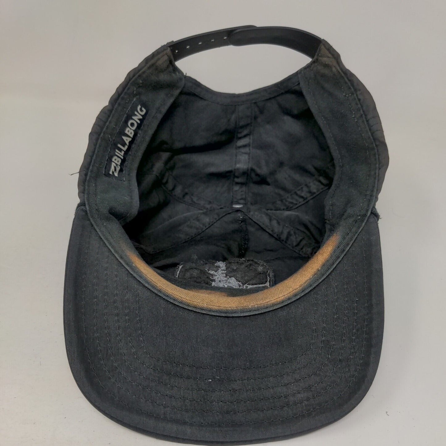 Billabong Snapback Rope Hat Black One Size Embroidered Adjustable
