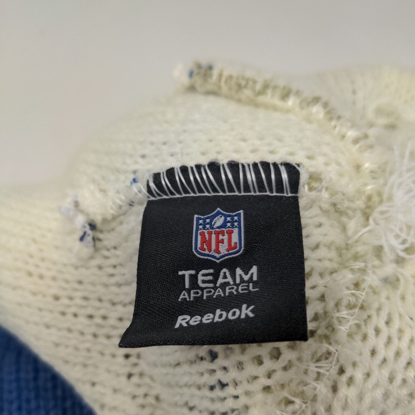 NFL Team Apparel Men's Knit Beanie Hat Indianapolis Colts Blue OSFA W/Tags