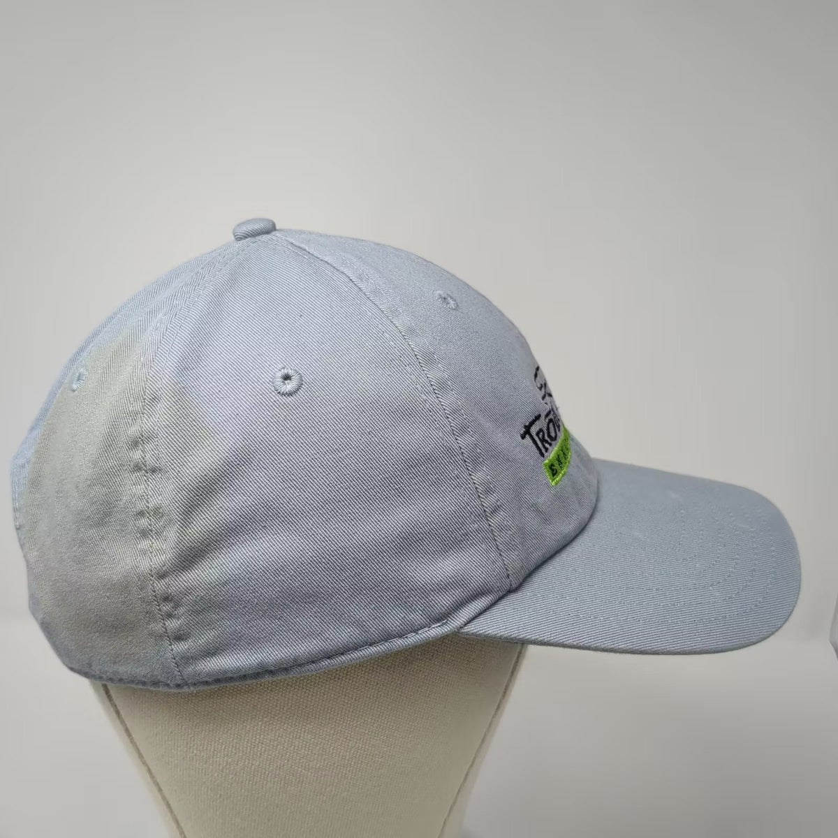 Simms Trout Stalkers Ennis Montana Hat Blue One Size Snapback Cotton Adjustable