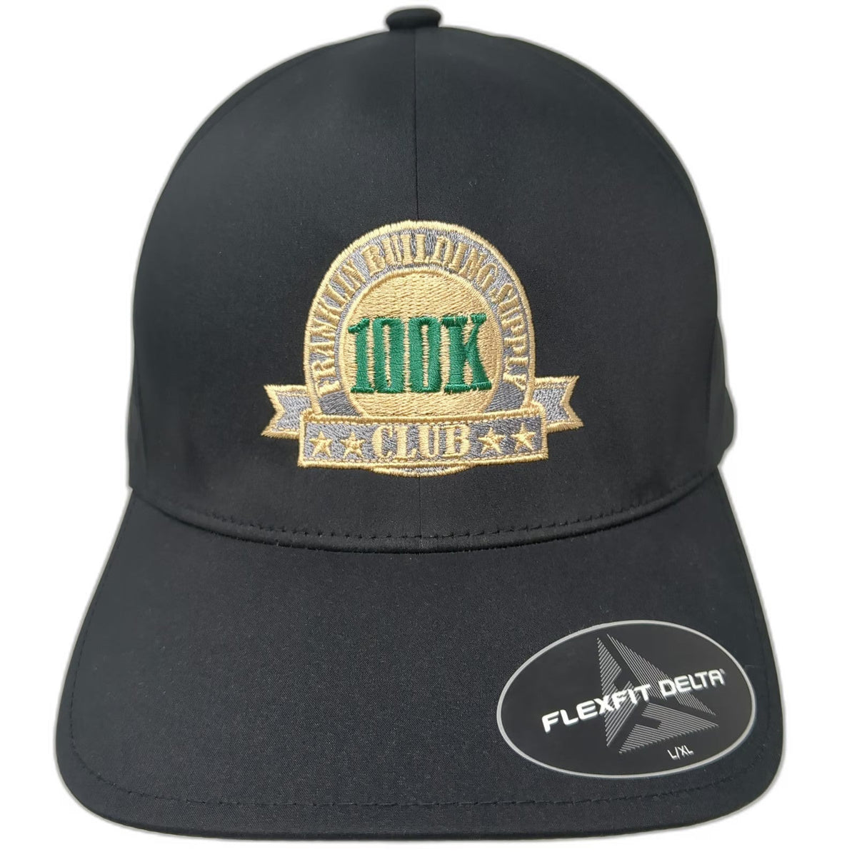 Port Authority Baseball Cap Black Size L XL Fitted Flexfit Delta 100K Club Hat