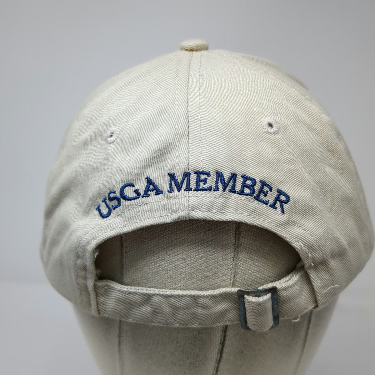 USGA Baseball Cap Beige OSFM 2006 US Open Winged Foot Member Golf Hat Strapback