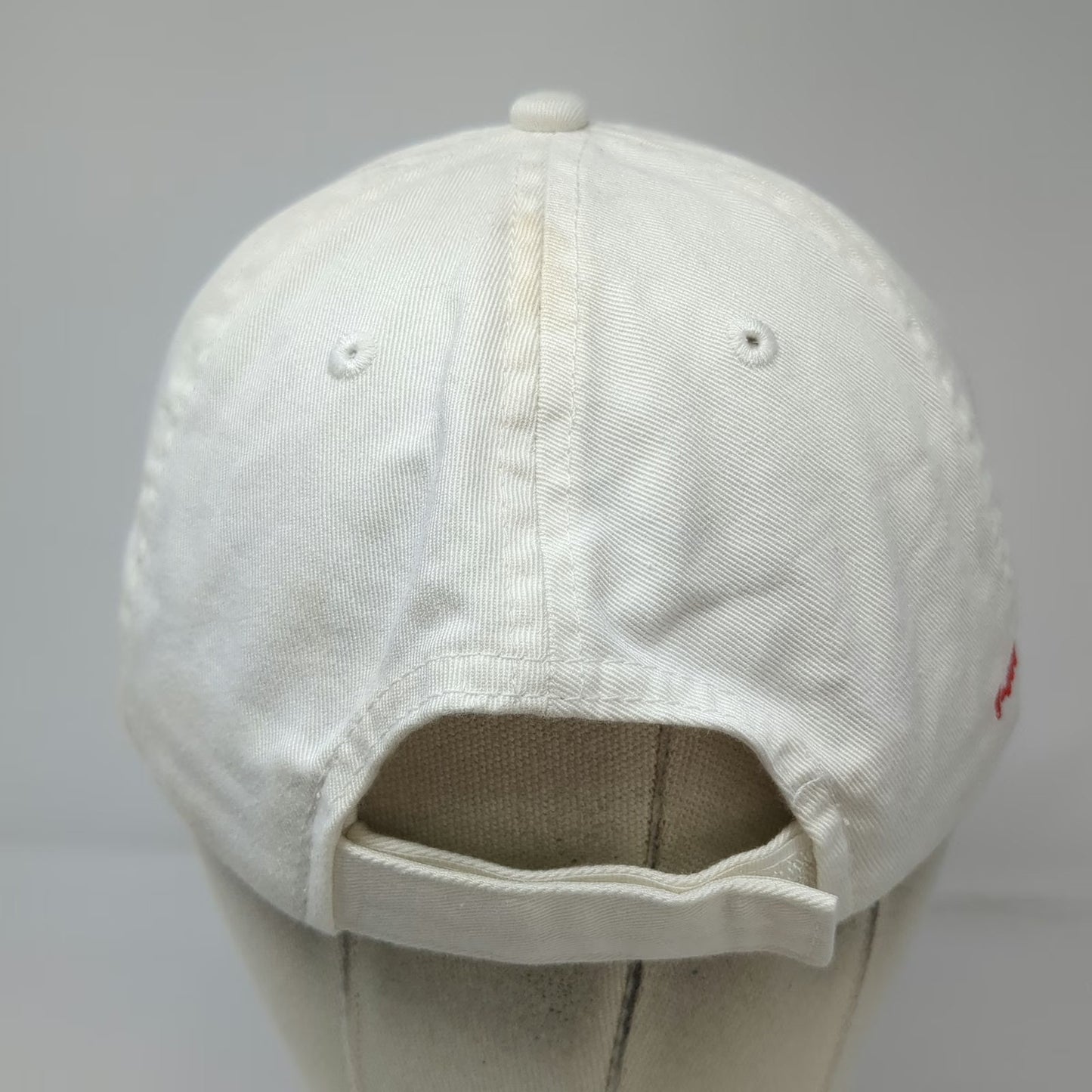 Helinger Verizon FiOS Baseball Cap White One Size 1-888-GET-FIOS Strapback Hat