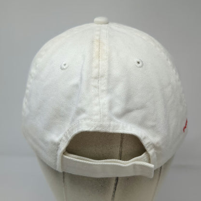 Helinger Verizon FiOS Baseball Cap White One Size 1-888-GET-FIOS Strapback Hat