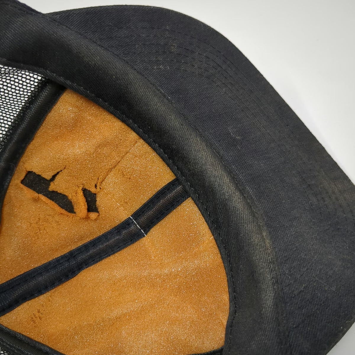 Caterpillar Trucker Hat Black One Size Mesh Back Snapback Patch Licensed Curb