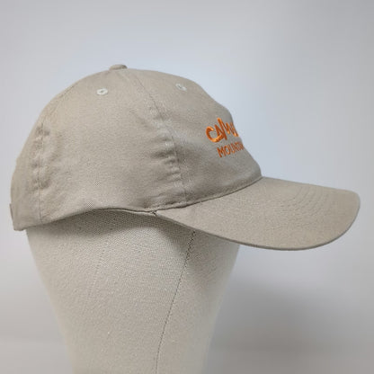 AMC Baseball Cap Beige One Size Camelbeach Mountain Waterpark Logo Poconos Hat