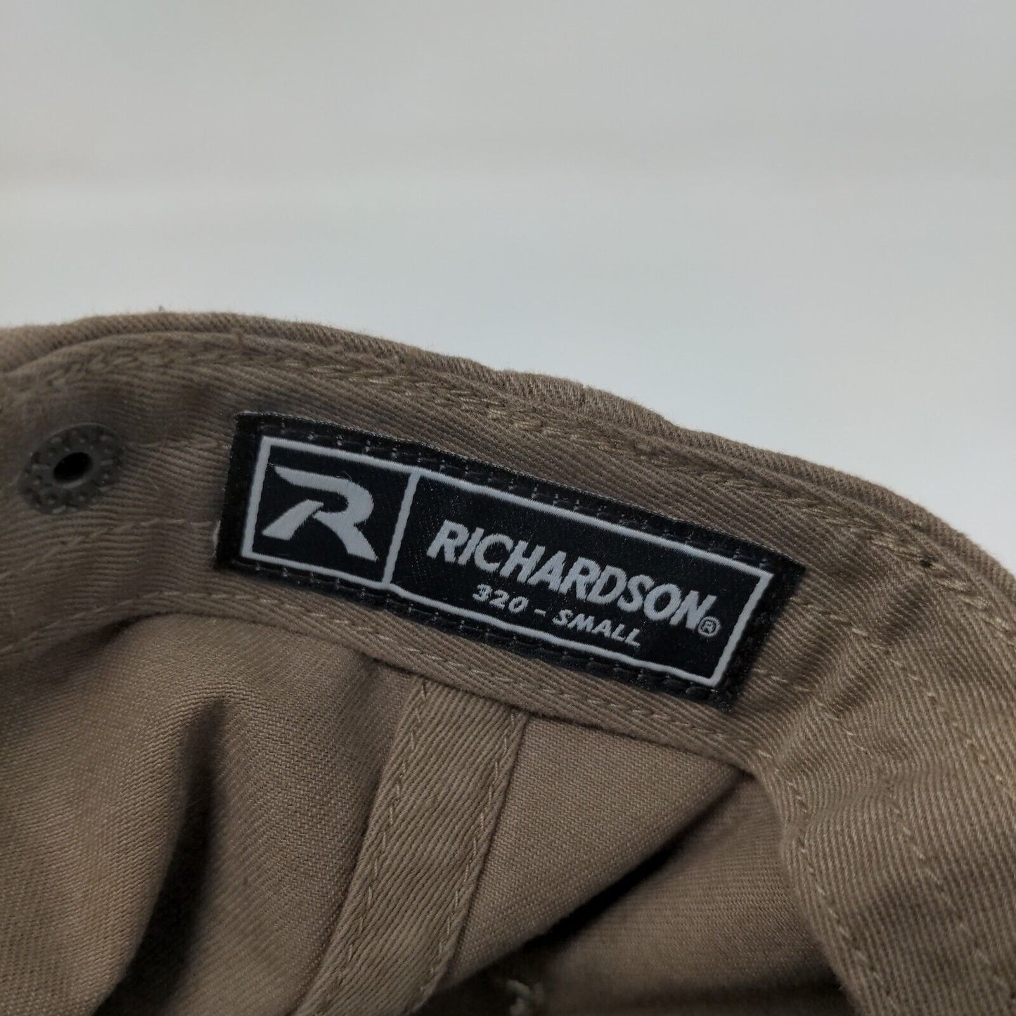 Sunriver Brewing Slideback Hat Brown Small Vented Holes 6 Panel Richardson