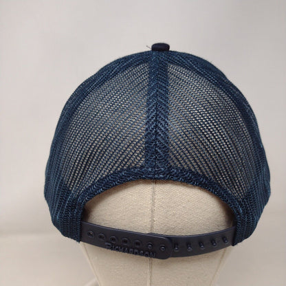 RJS Golf Classic Snapback Mesh Back Trucker Hat Blue One Size Richardson