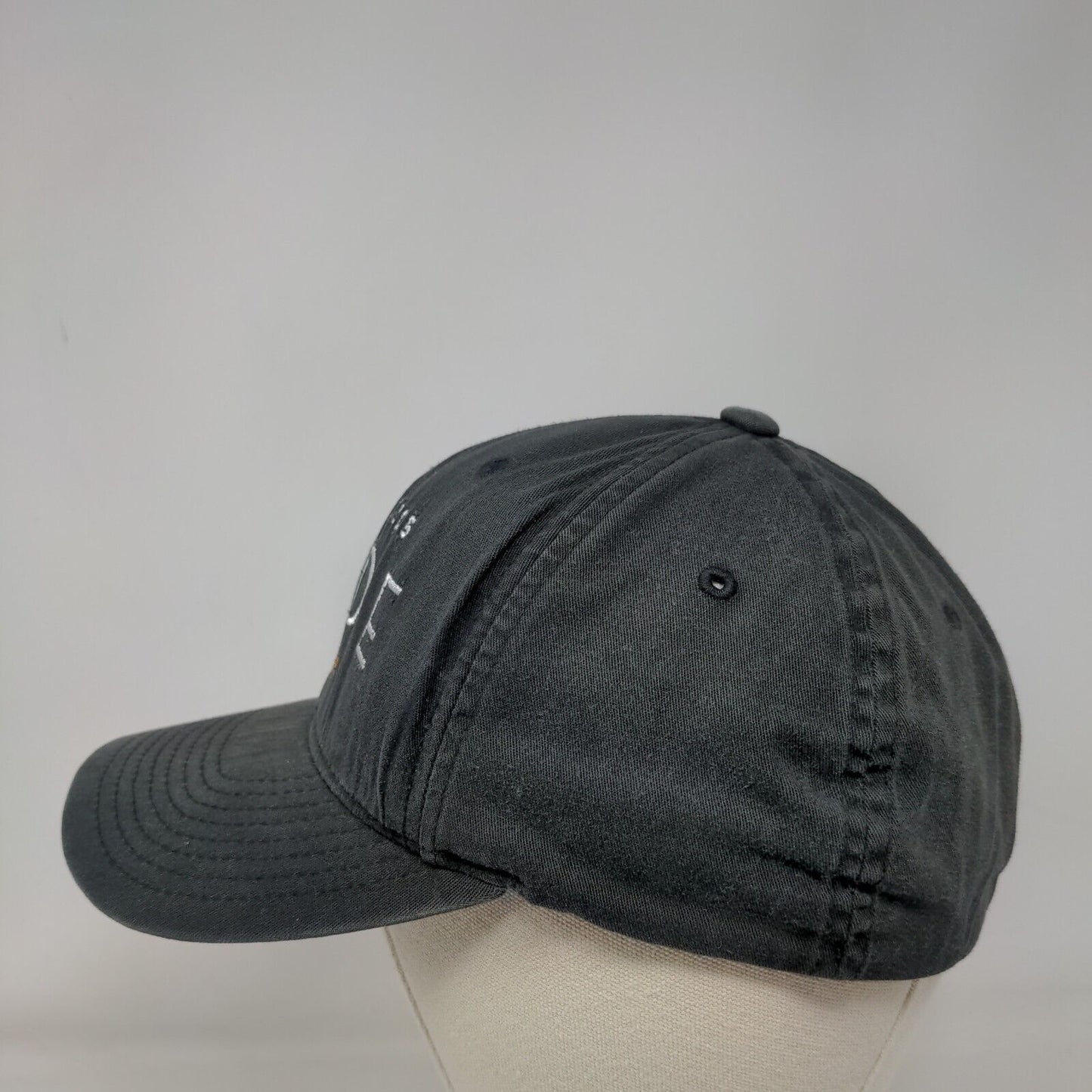 Hyde Beach Est. 2005 Sbe Fitted Hat Black S/M Flexfit Vented Holes Yupoong