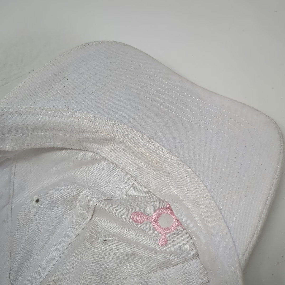 Port & Company Baseball Cap White One Size Orangetheory Logo Hat Pink Slideback