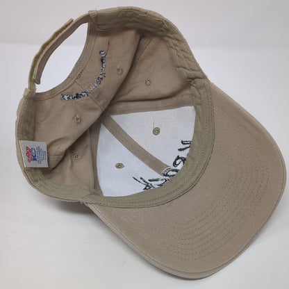 K-Rock Recreation Park Baseball Cap Brown One Size Adjustable Embroidered KC