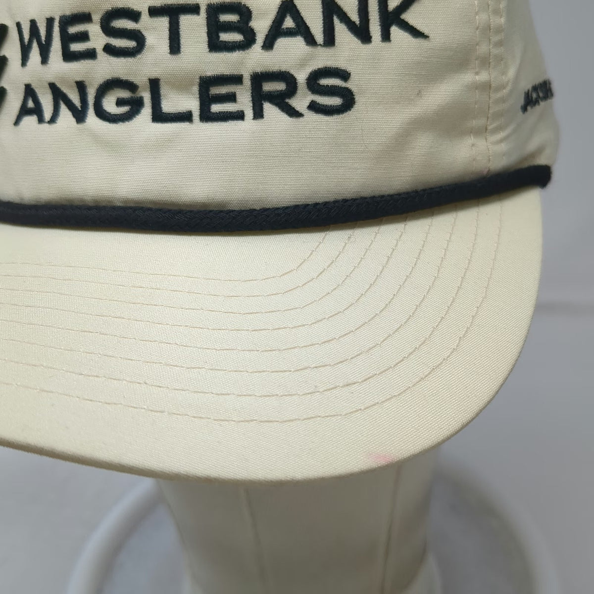 Richardson 5 Panel Beige Black One Size Westbank Anglers Jackson Hole Rope Hat