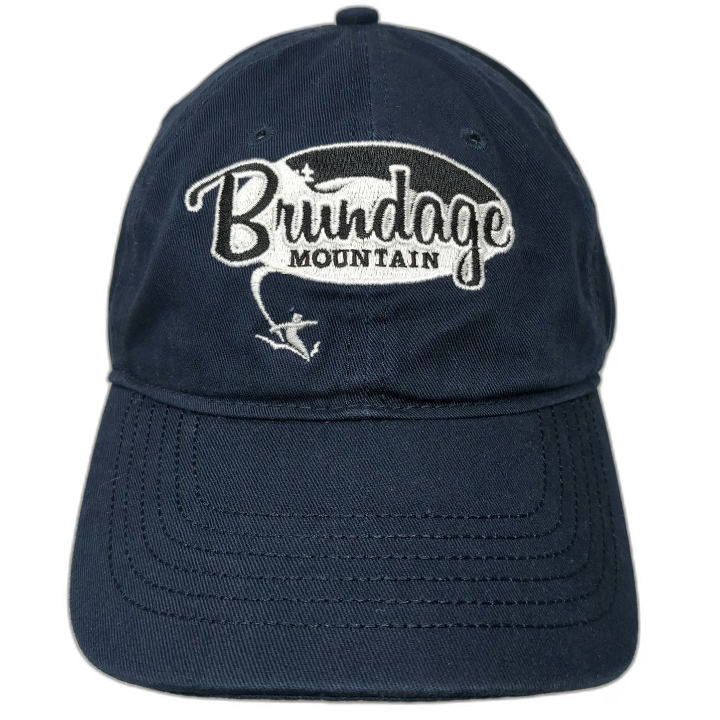 Ouray Brundage Mountain Ski Resort Hat Blue Baseball Cap One Size Strapback