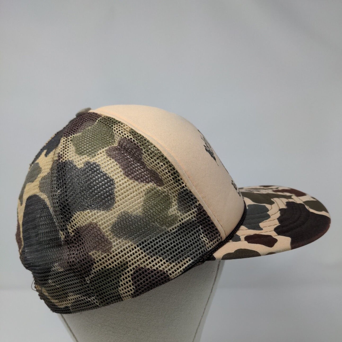 Berlin Brewing Co. Downtown Roberts Idaho Trucker Hat Camouflage Reg Size Rope